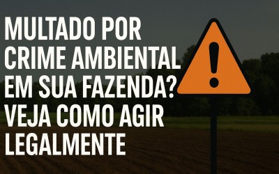 Multado por crime ambiental em sua fazenda? Veja como agir legalmente
